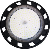 LED UFO High Bay - Igna Uvomi  - 150W - MEAN WELL Driver - Magazijnverlichting - Helder/Koud Wit 5700K - Waterdicht IP65 - Aluminium