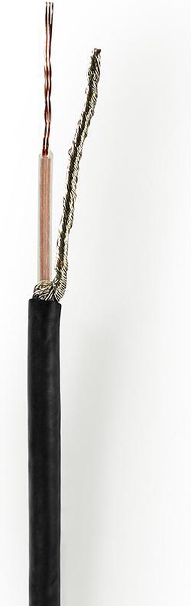 Nedis Coaxkabel Op Haspel | Csbg0210bk250 | Zwart