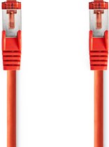 Nedis CAT6-kabel | RJ45 Male | RJ45 Male | S/FTP | 20.0 m | Rond | LSZH | Rood | Polybag