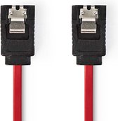 SATA 3Gb/s-Kabel | SATA 7-Pins Female | SATA 7-Pins Female | Polyvinylchloride (PVC) | 0.50 m | Plat | PVC | Rood | Polybag