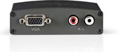 Nedis HDMI™-Converter | HDMI™ Input | VGA Female / 2x RCA Female | 1-weg | 1080p | 1.65 Gbps | Aluminium | Antraciet