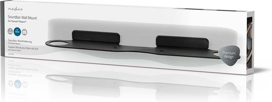 Nedis Soundbar Beugel - Geschikt voor Sonos® Beam™ - Wand - 5 kg - Vast - ABS / Staal - Zwart van Nedis — afbeelding 5