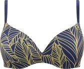 SAPPH - Comfort Push-Up BH Leaf - maat 75C - Blauw Geel