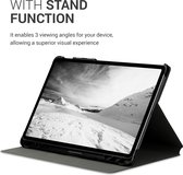 kwmobile hoes geschikt voor Huawei MatePad Pro 12.6 (2021) - Slanke tablethoes met standaard - Tablet cover in antraciet / zwart