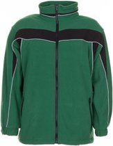 Planam Fleecejack Plaline (2560) - Groen | Zwart - S