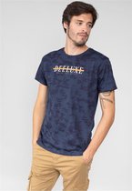 DEELUXE T-shirt met camouflageprint WEAKER Navy