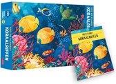 Red de planeet - puzzel + boek  -   Koraalriffen - Red de planeet - puzzel en boek