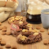Chocolade spuitletter melk - Letter W - Melk - Ambachtelijk handgemaakt - Sinterklaas cadeau - Schoencadeautje - 200 gram