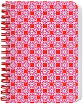 Cedon Notitieboek Tegeltjes A6 Karton/papier Roze/rood