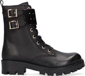 Omoda Om121793 Veterboots - Laarzen Met Veters - Meisjes - Zwart - Maat 37