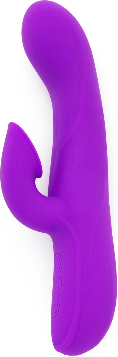Goedkoopste Euphoria Suction Vibe - Vibrator - 7 pulsatiefuncties - Oplaadbaar via USB - 4 snelheden - Waterproof - Stil