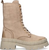 Omoda Lpnora-03 Veterboots - Laarzen Met Veters - Dames - Taupe - Maat 37