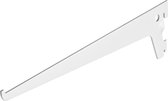 Wovar Plankdrager voor Enkele F|rails Wit 400 mm | Per Stuk