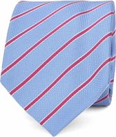 Suitable Stropdas Zijde Streep Blauw K91-3