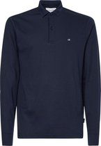 Calvin Klein LS Polo Liquid Touch Donkerblauw - maat M