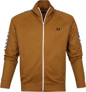 Fred Perry Taped Track Jacket Bruin - maat M