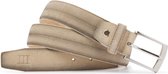 EIDEN | Suede riem beige