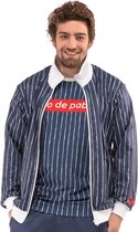 Grappig & Fout Kostuum | Pablo Discobar Festival Jas Coke Lines | Small | Carnaval kostuum | Verkleedkleding