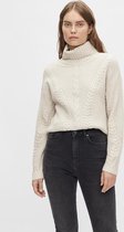 Object Trui Objgreene L/s Knit Pullover 116 23036367 Silver Gray Dames Maat - L