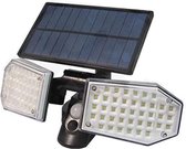 LED Bouwlamp op Solar | Bewegingssensor | 15 Watt | 6500K - Daglicht wit