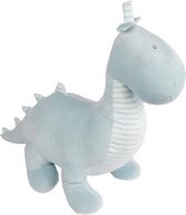 knuffeldinosaurus junior pluche 35 cm blauw