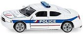 Dodge Charger Policecar 8,8 cm staal wit/blauw (1402)