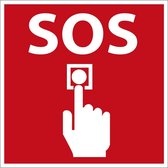SOS sticker 150 x 150 mm