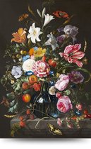 Maison de France - Canvas Bloemen in vaas 6 - canvas - 80 x 120 cm