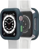 Otterbox LifeProof Geschikt voor Apple Watch Case - Maat: 44mm - blauw-grijs - hoesje - beschermhoes - protector - bescherming