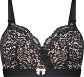 Hunkemöller Dames Lingerie Voorgevormde voedingsbh Rose  - Zwart - maat D95