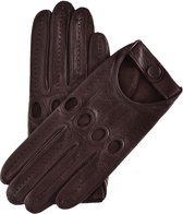 Fratelli Orsini Handschoenen Heren - Mario (donker bruin) - Lamslederen autohandschoenen - 9 - M