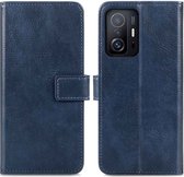 Xiaomi 11T Hoesje met Pasjeshouder - Xiaomi 11T Pro Hoesje - iMoshion Luxe Booktype - Donkerblauw