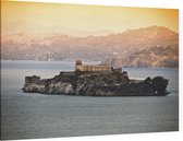 De gevangenis op Alcatraz Island in San Francisco - Foto op Canvas - 60 x 40 cm