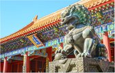 Beeld in het Paleismuseum van de Verboden Stad in Beijing - Foto op Forex - 45 x 30 cm