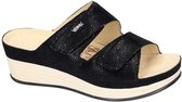 Vital -Dames -  zwart - slippers & muiltjes - maat 37