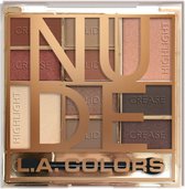LA Colors - Color Block Eyeshadow Palette Nude