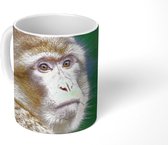Mok -  een makaak aap - 350 ML - Beker