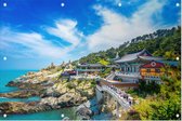 Boeddhistische tempel Haedong Yonggungsa in Busan - Foto op Tuinposter - 150 x 100 cm