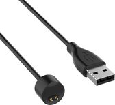 Case2go - Câble de charge adapté pour Xiaomi Mi Band 5/6 - Câble USB - 0,50 mètre - Zwart