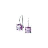 Oorhangers Amethyst Franse Haak