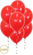 Ballons à l'hélium rouge Décoration de Noël Décoration d'anniversaire Décoration de Fête Ballon Valentine Décoration rouge - 100 pièces