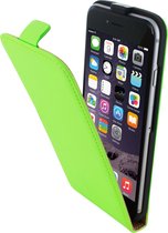 Apple iPhone 6 Hoesje - Mobiparts - Premium Serie - Kunstlederen Flipcase - Groen - Hoesje Geschikt Voor Apple iPhone 6