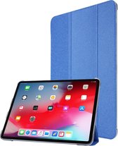 Apple iPad Pro 11 (2018) Hoes - Mobigear - Tri-Fold Serie - Kunstlederen Bookcase - Blauw - Hoes Geschikt Voor Apple iPad Pro 11 (2018)