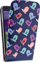 Samsung Galaxy S5 Neo Hoesje - Mobilize - Ultra Slim Serie - Kunstlederen Flipcase - Neo Birdy - Hoesje Geschikt Voor Samsung Galaxy S5 Neo