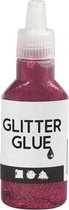 glitterlijm roze 25 ml