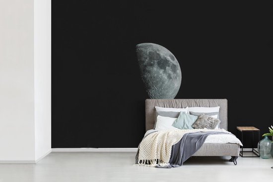 Papier peint - Papier Papier peint photo Nuit - Lune - Zwart - Largeur 360 cm x Hauteur 240 cm