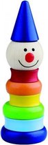 stapeltoren clown junior 17,5 cm hout 8-delig