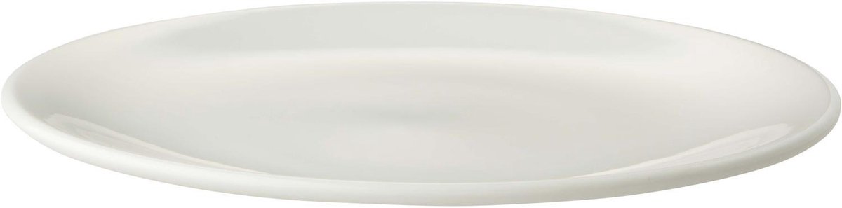 Maastricht Porselein Bord coupe 037 Lux 20 cm Offwhite Porselein 1 stuk(s)