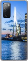 Geschikt voor Samsung Galaxy S20 FE hoesje - Rotterdam - Water - Skyline - Siliconen Telefoonhoesje