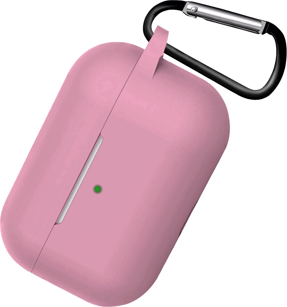 Hoes Geschikt voor AirPods 3 Hoesje Cover Silicone Case Hoes - Lichtroze